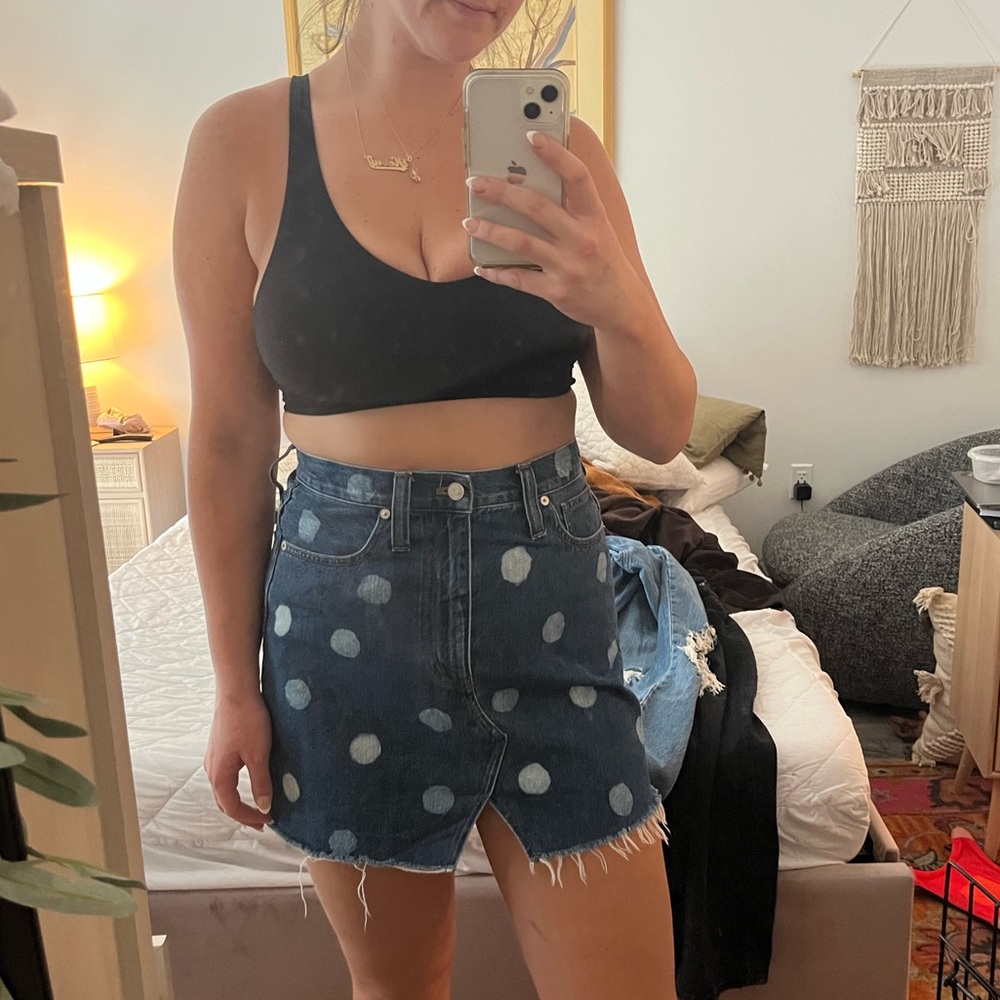 Unique Madewell denim skirt
